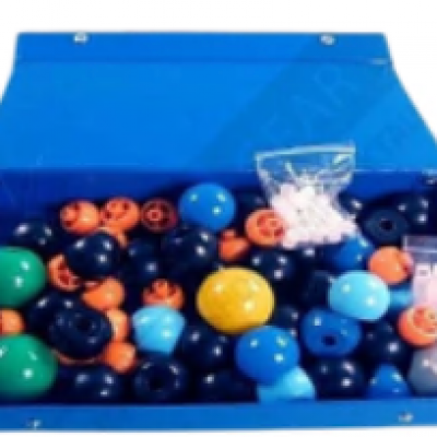 1703 - Set of scaled molecular models